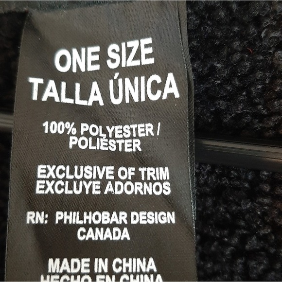 philohbar Poncho Shawl Design Multicolor Like New - Picture 5 of 5